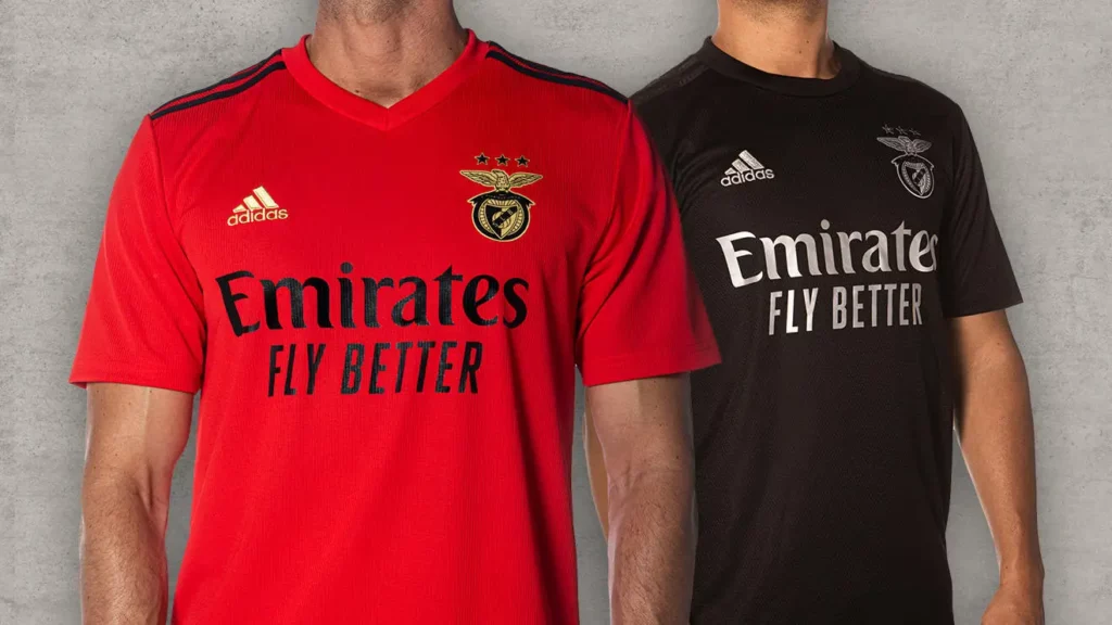 Novas camisas do Benfica 2020/2021 fornecidas pela Adidas